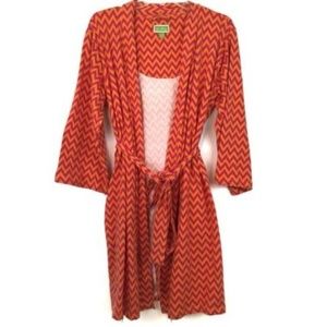 Vera Bradley Womens Chevron Robe  L/XL